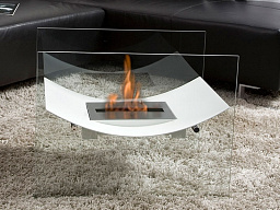 Напольный биокамин Bio-Blaze Veniz Glass White Bio-Blaze Veniz Glass White
