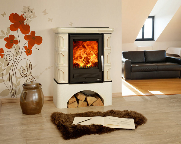 Керамическая печь IBERIA L, с чугунной топкой_1