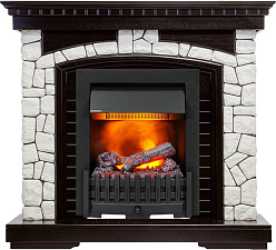 Каминокомплект Dimplex Glasgow очаг Danville Black FB2 венге/белый Dimplex Glasgow очаг Danville Black FB2 венге/белый