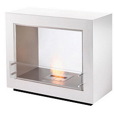 Напольный биокамин Ecosmart Fire Vision Black/White Satin Ecosmart Fire Vision Black/White Satin