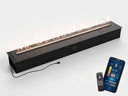 Автоматический биокамин Good Fire 1800 RC Black Good Fire 1800 RC Black